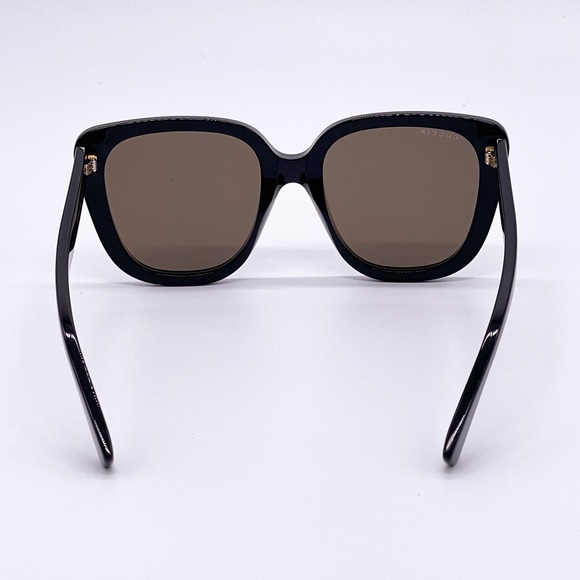 NEW GUCCI G1169S 001 BLACK BROWN WOMEN OVERSIZED SUNGLASSES GUCCI - Picture 10 of 15